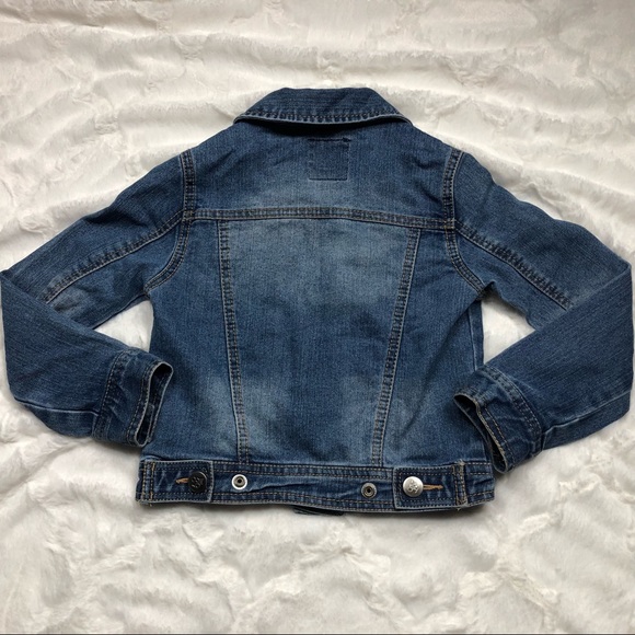 Children’s Place Blue Jean Denim Jacket size 5/6 - Picture 9 of 10